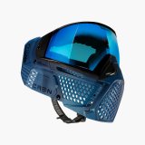 Carbon ZERO PRO Paintball Mask - Navy - Less Coverage