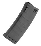 KWA K120 120rd Polymer Midcap Magazine for M4 / M16 Series Airsoft AEG Rifles - Biack