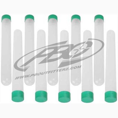 10 Round Tube w/Lids - 10 Pack