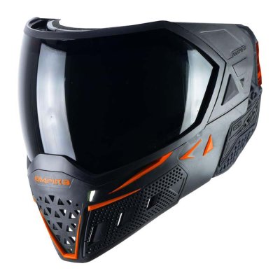 Empire EVS Mask - Black/Orange with Ninja & Clear Lenses