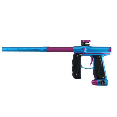 Empire Mini GS Paintball Marker Light Blue Pink Dust w 2 PC Barrel