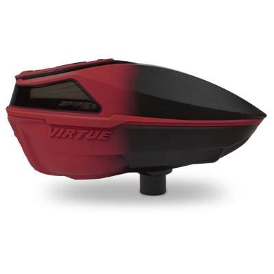 Virtue Spire 5 Paintball Loader - Red Black Fade