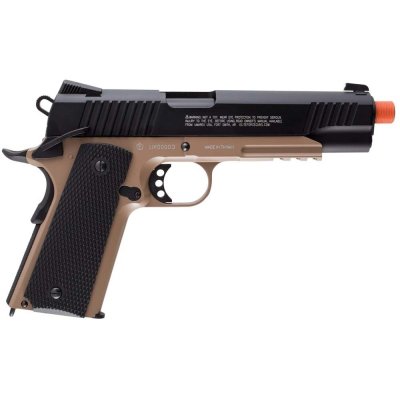 Elite Force Full Metal Gen 3 1911 Tactical CO2 Airsoft Gas Blowback Pistol Desert & Black